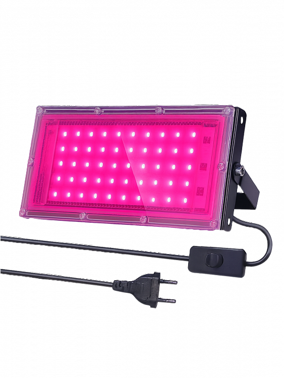 Фитолампа для растений полный спектр 50вт Огонёк OG-LDP49A